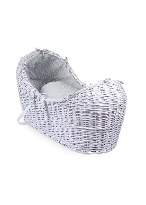 Clair de Lune Grey Dimple White Wicker Noah Pod ® - One Size Image 1