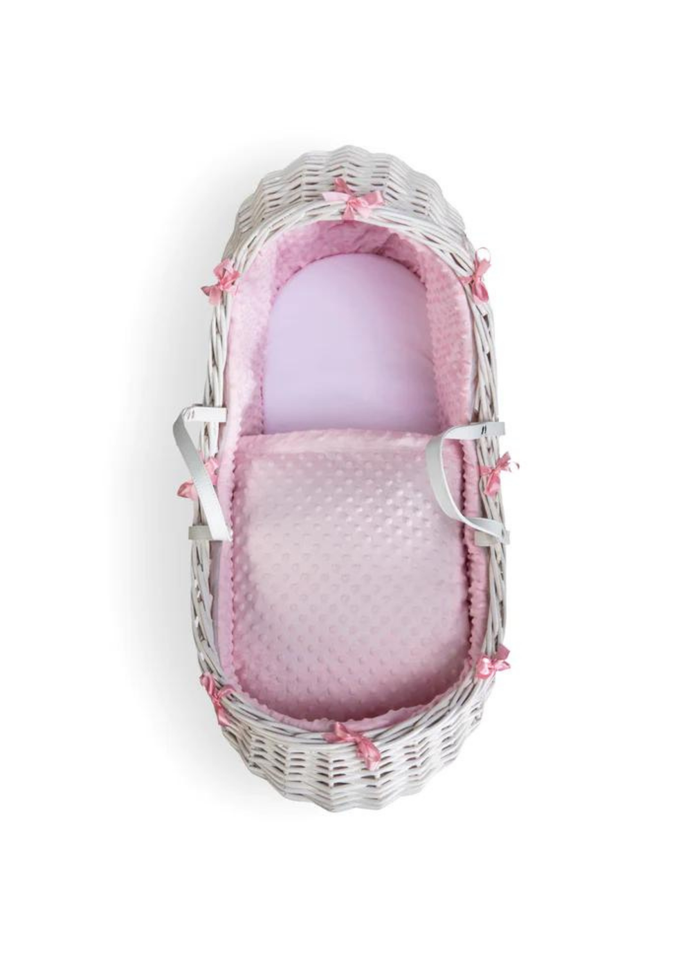 Clair de Lune Pink Dimple White Wicker Noah Pod ® - One Size Image 2