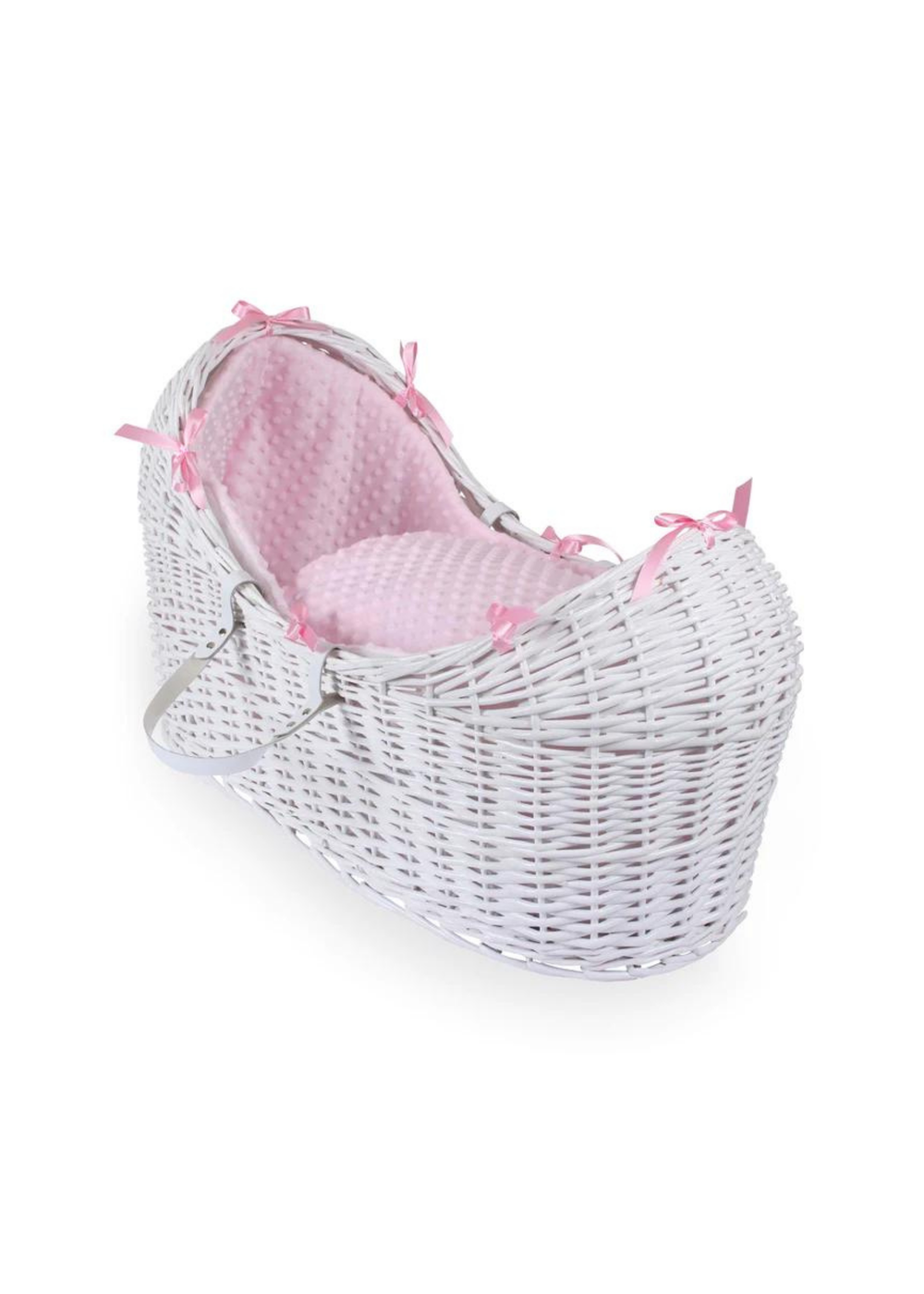 Clair de Lune Pink Dimple White Wicker Noah Pod ® - One Size Image 1