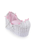 Clair de Lune Pink Dimple White Wicker Noah Pod ® - One Size Image 1