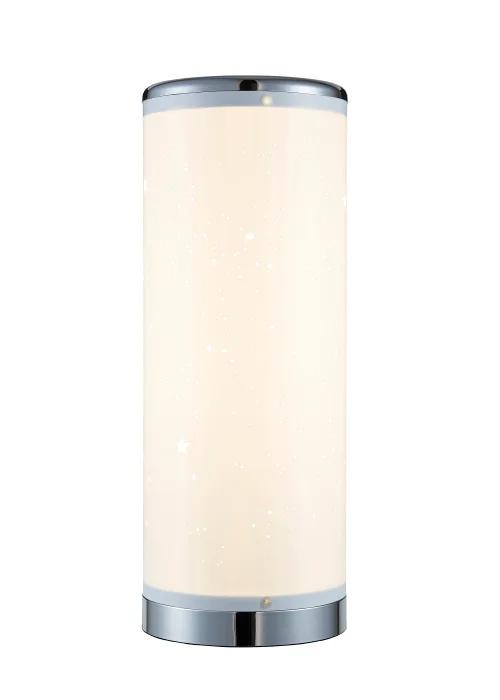 Glow LED Starburst Cylinder Table Lamp with Remote Control (36.5cm x 13cm) - One Size Image 3