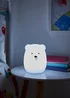 Glow Bear Colour Changing Night Light (15cm x 10cm) - One Size Image 1