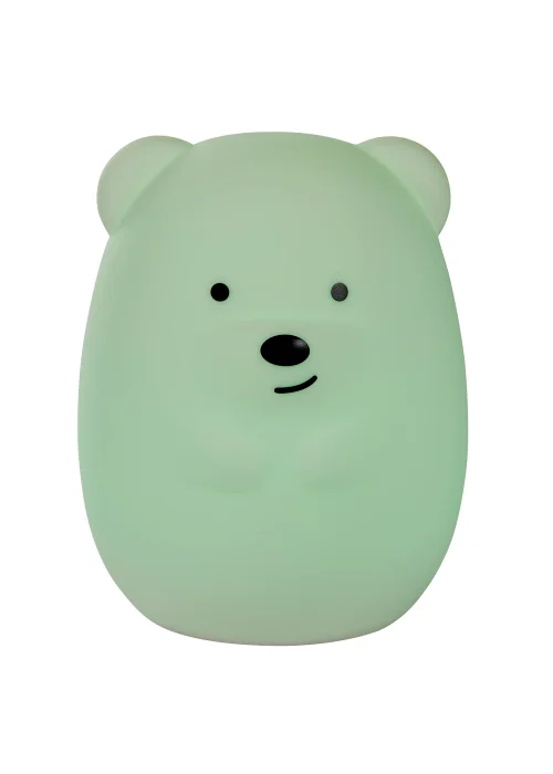 Glow Bear Colour Changing Night Light (15cm x 10cm) - One Size Image 3