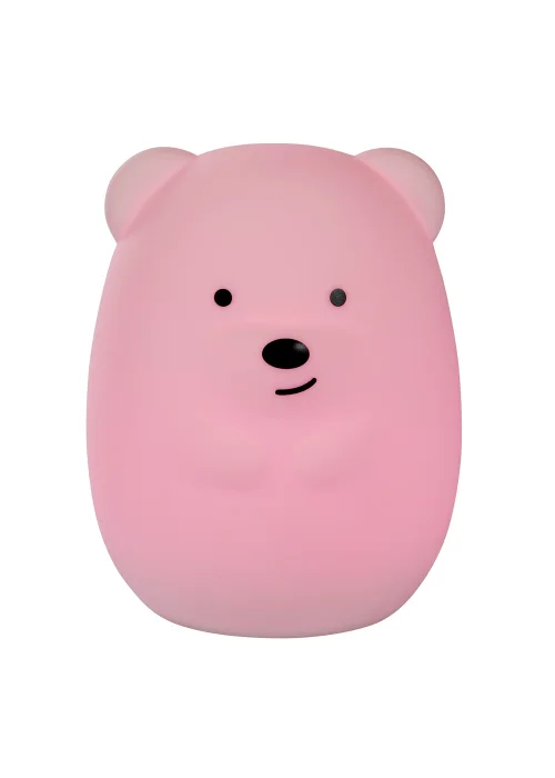Glow Bear Colour Changing Night Light (15cm x 10cm) - One Size Image 2