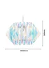 Glow Landon Iridescent Easyfit Light Shade (26cm x 40cm) - One Size Image 5
