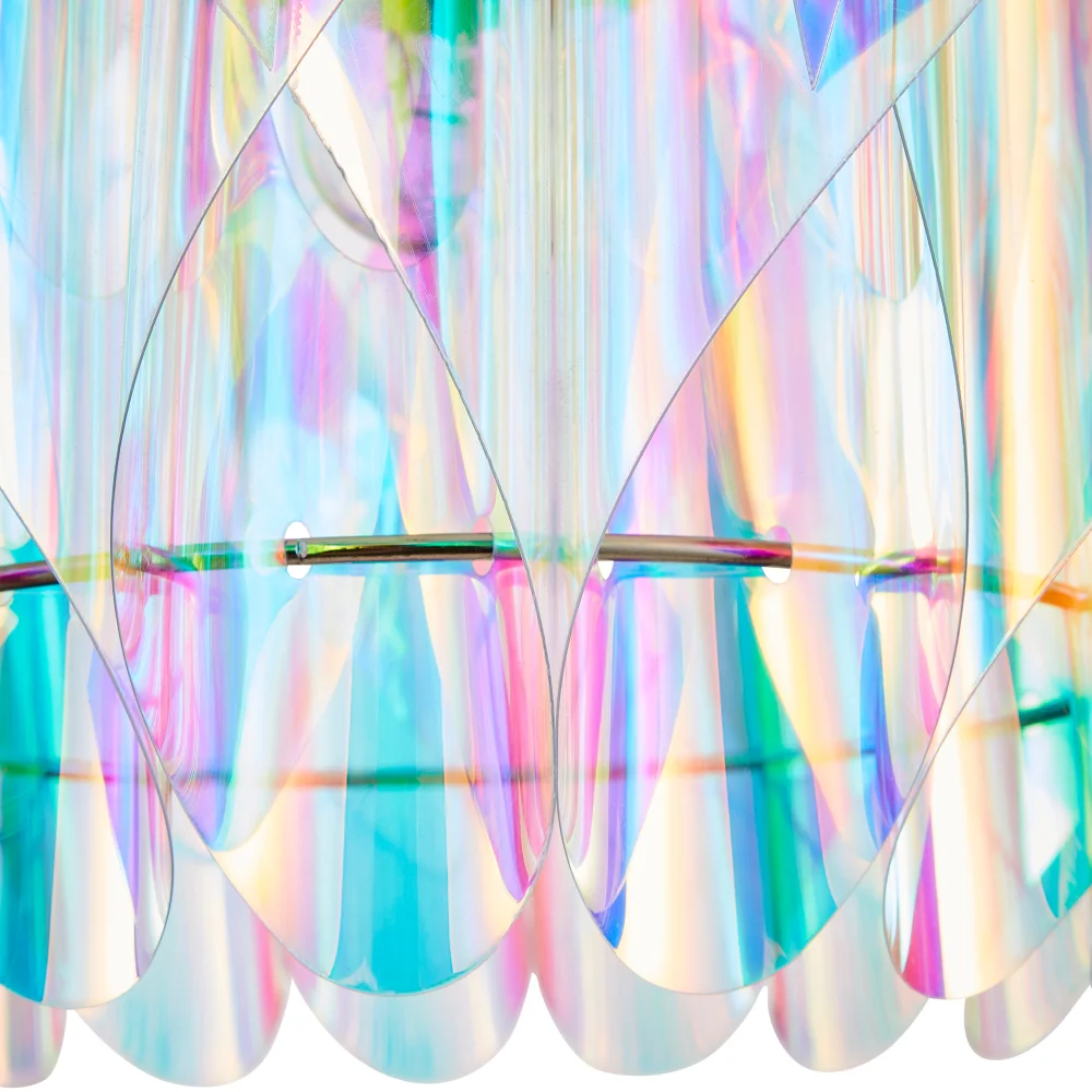 Glow Landon Iridescent Easyfit Light Shade (26cm x 40cm) - One Size Image 3
