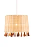 Glow Rattan Tassle Easyfit Light Shade (24cm x 30cm) - One Size Image 4