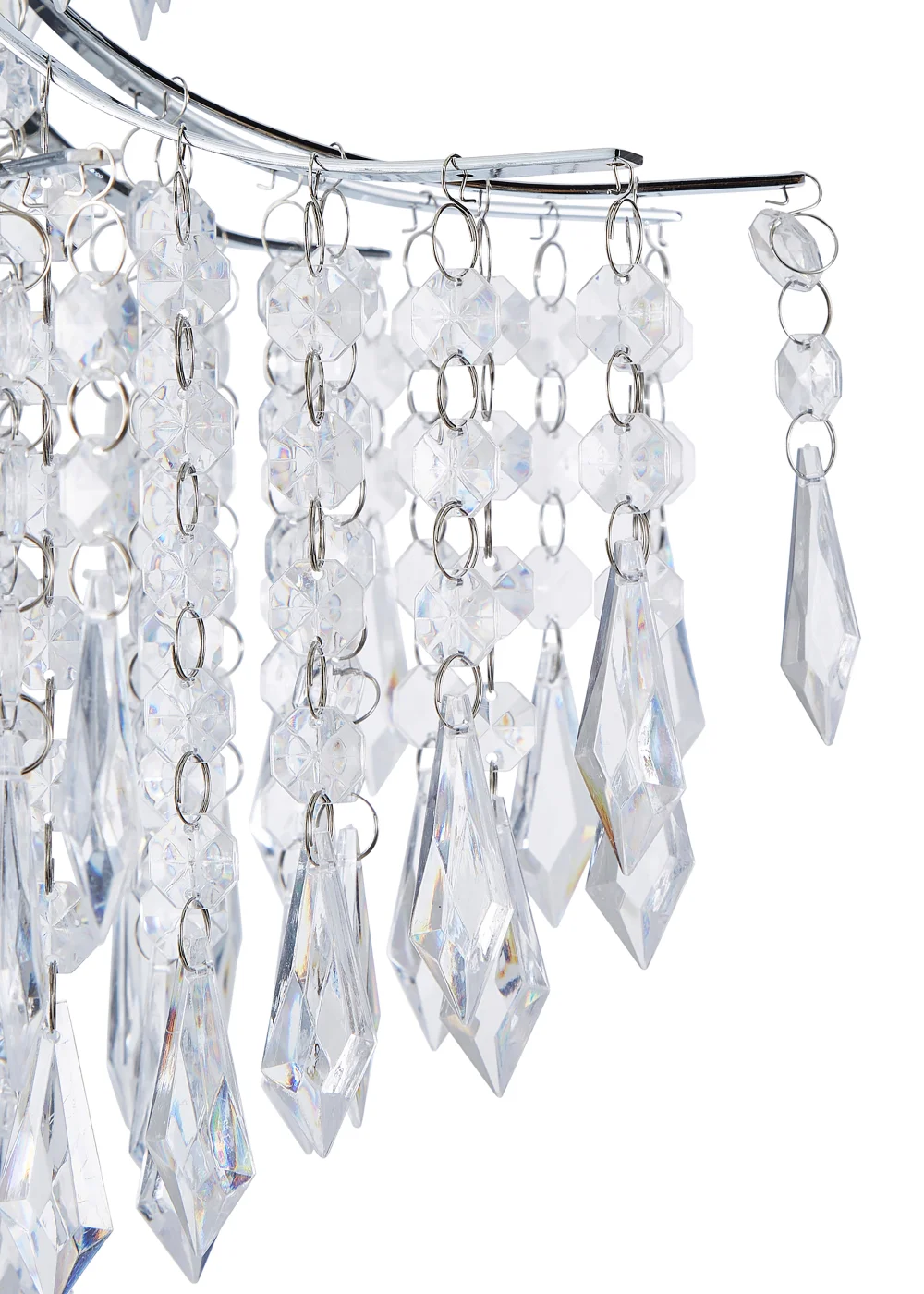 Glow Acrylic Droplet Easyfit Ceiling Light (30cm x 35cm) - One Size Image 3