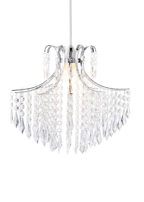 Glow Acrylic Droplet Easyfit Ceiling Light (30cm x 35cm) - One Size Image 2