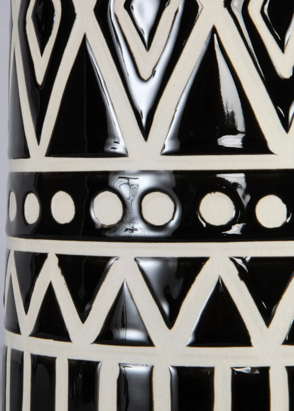 BHS Odin Tribal Table Lamp Black (62cm x 34cm) - One Size Image 5