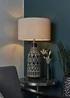 BHS Odin Tribal Table Lamp Black (62cm x 34cm) - One Size Image 1