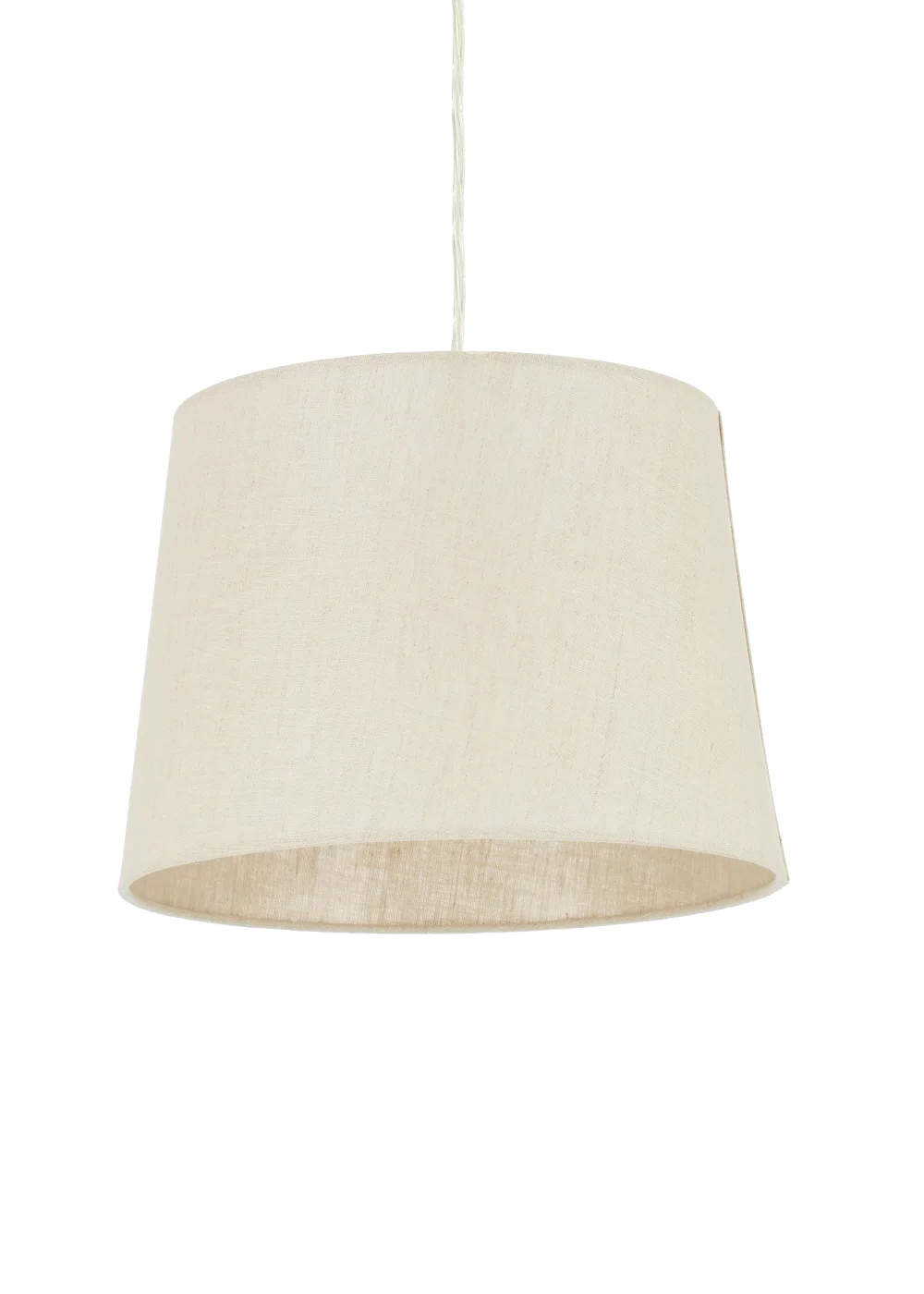 BHS Lang Linen Easyfit Shade Cream (22cm x 30cm) - One Size Image 4
