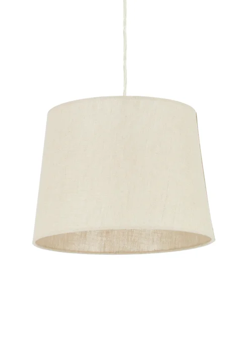 BHS Lang Linen Easyfit Shade Cream (22cm x 30cm) - One Size Image 4