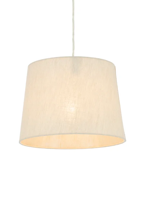 BHS Lang Linen Easyfit Shade Cream (22cm x 30cm) - One Size Image 2