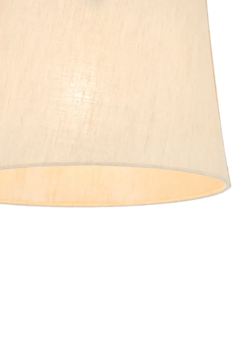 BHS Lang Linen Easyfit Shade Cream (22cm x 30cm) - One Size Image 3