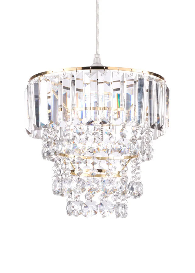 BHS Paladina Easyfit Ceiling Light Brass (25cm x 25cm)