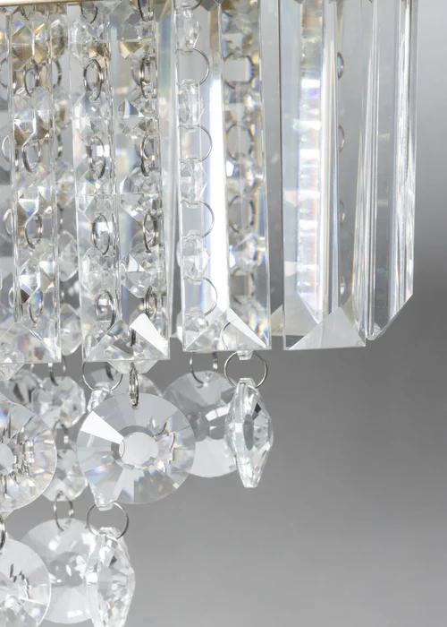 BHS Chrome Paladina Table Lamp - One Size Image 4