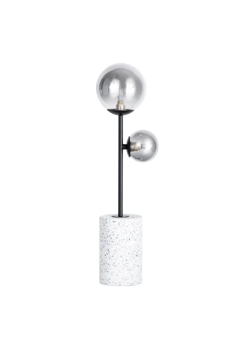 BHS Forella Table Lamp Satin Black (54cm x 16cm) - One Size Image 5