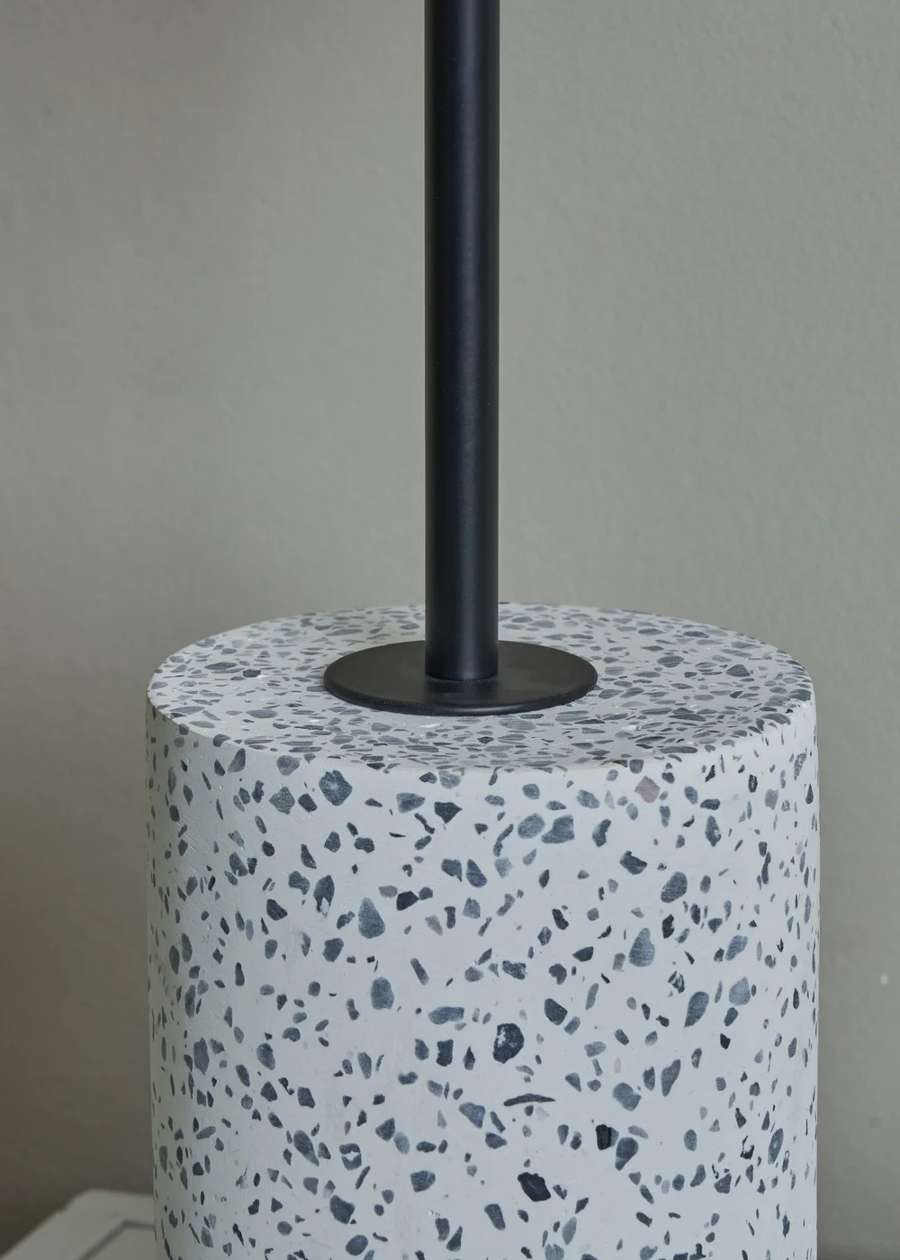 BHS Forella Table Lamp Satin Black (54cm x 16cm) - One Size Image 3