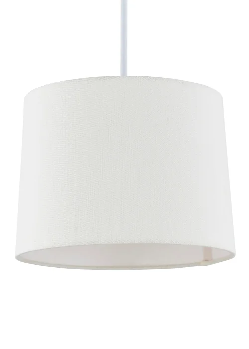 BHS Mira 25cm Linen Easyfit Shade Natural (19cm x 25cm) - One Size Image 5