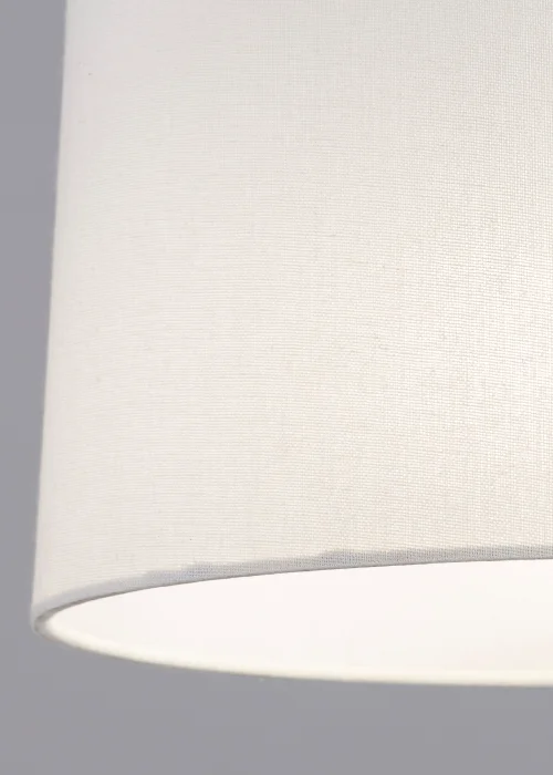 BHS Mira 25cm Linen Easyfit Shade Natural (19cm x 25cm) - One Size Image 3