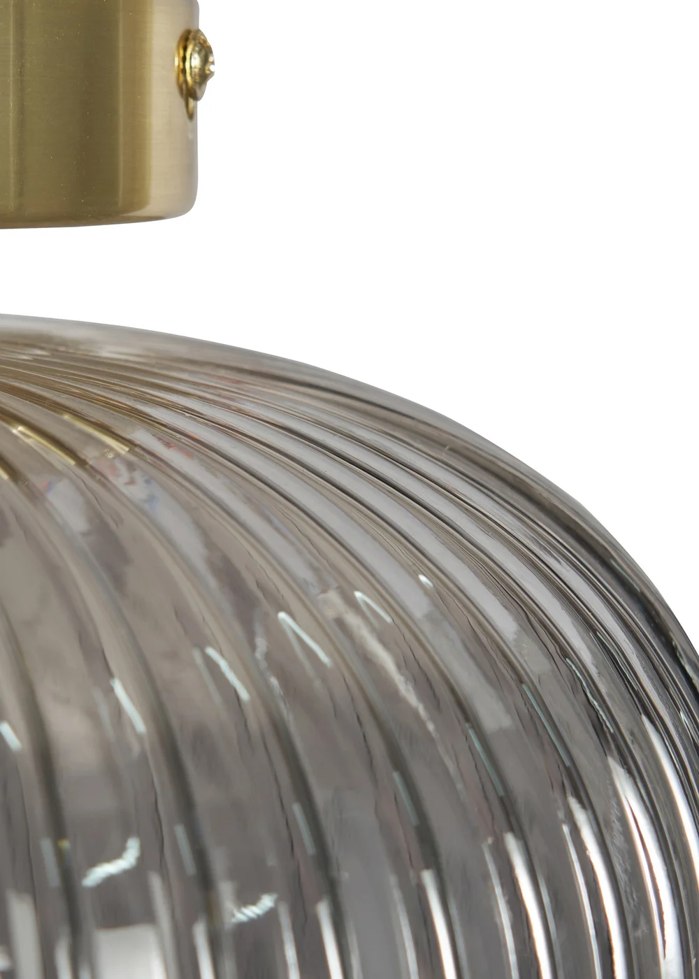 BHS Lyna Flush Ceiling 1 Light Brass (24cm x 24cm) - One Size Image 6