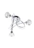 BHS Marianne Flush Ceiling 3 Light Chrome (18cm x 40cm) - One Size Image 5