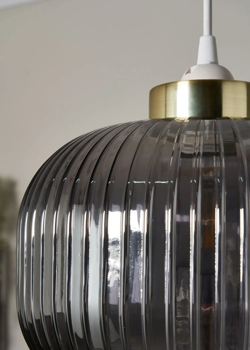 BHS Lyna Easyfit Ceiling Pendant Brass(24cm x 24cm) - One Size Image 3