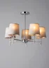 BHS Mira 5 Light Semi Flush Fitting Light - One Size Image 2