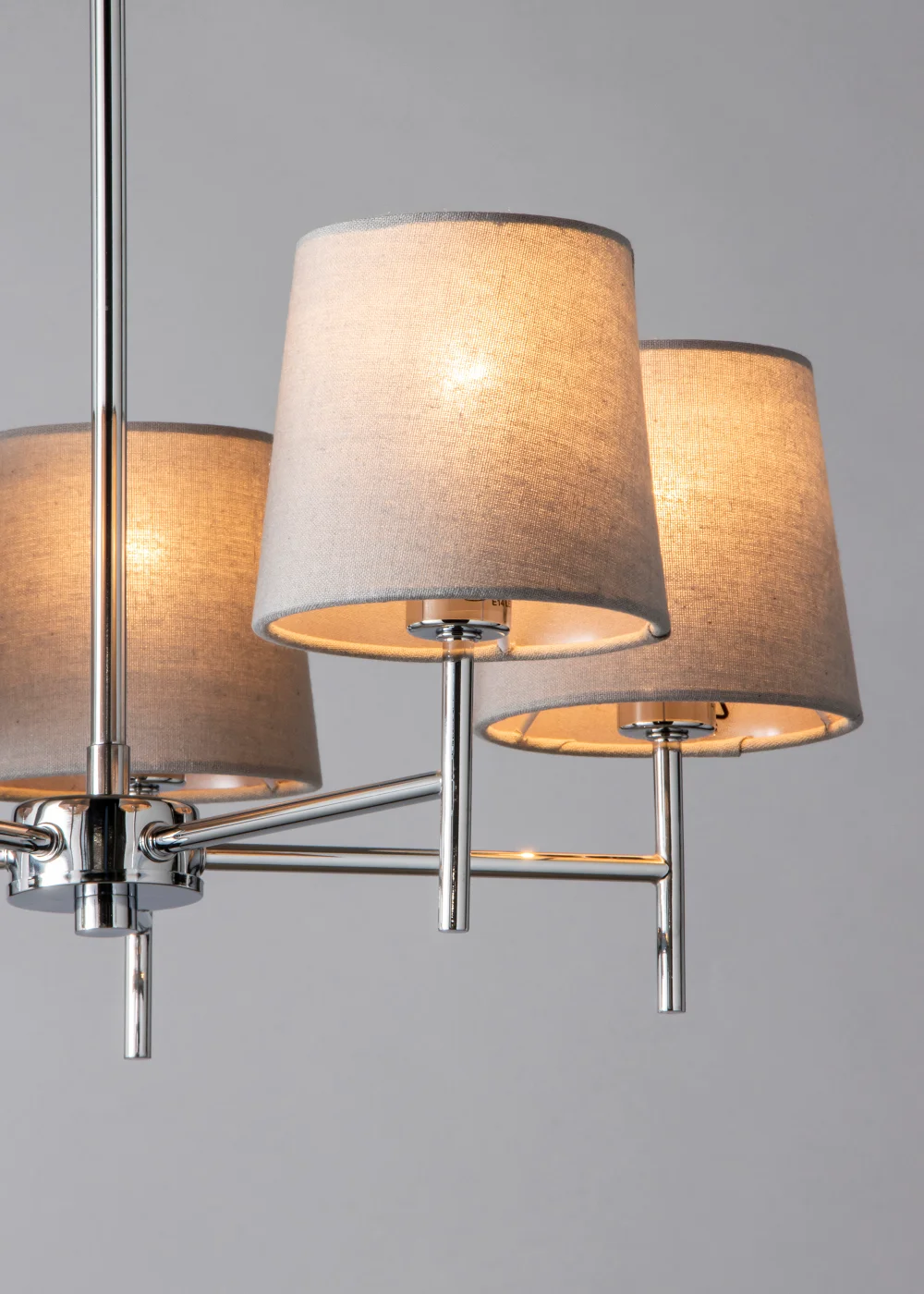 BHS Mira 5 Light Semi Flush Fitting Light - One Size Image 3