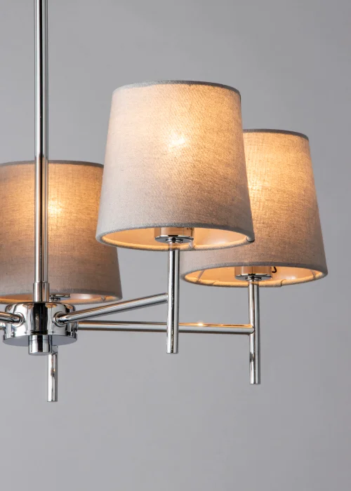 BHS Mira 5 Light Semi Flush Fitting Light - One Size Image 3