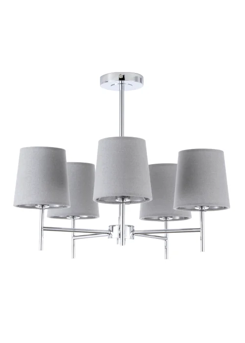BHS Mira 5 Light Semi Flush Fitting Light - One Size Image 1