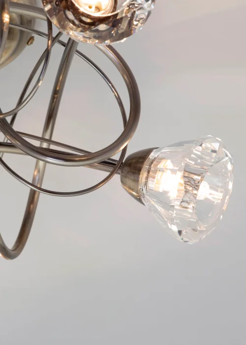 BHS Marianne 5 Light Flush Light - One Size Image 3