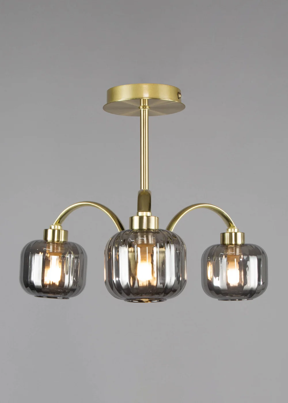 BHS Lyna Flush Ceiling 3 Light (30cm x 35cm) - One Size Image 2