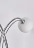 BHS Soni Floor Lamp 2 Light Chrome (149cm x 45cm) - One Size Image 3