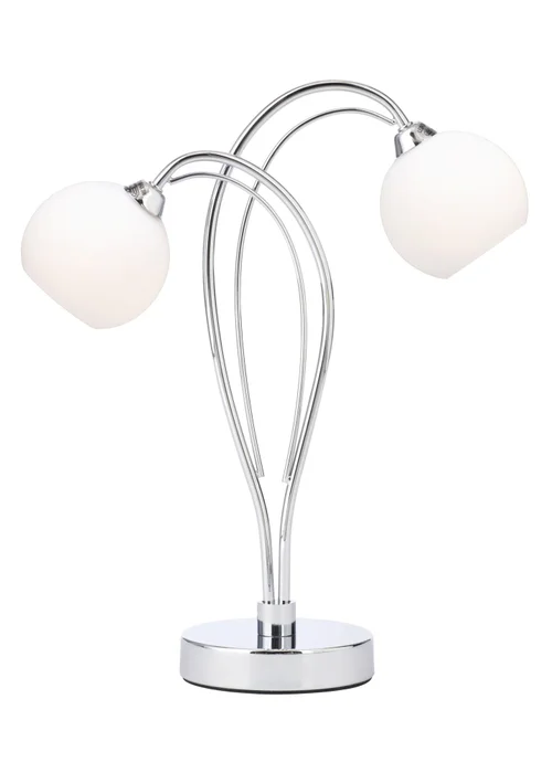 BHS Soni Chrome Table Lamp - One Size Image 3