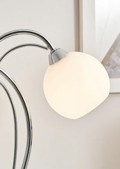 BHS Soni Chrome Table Lamp - One Size Image 2
