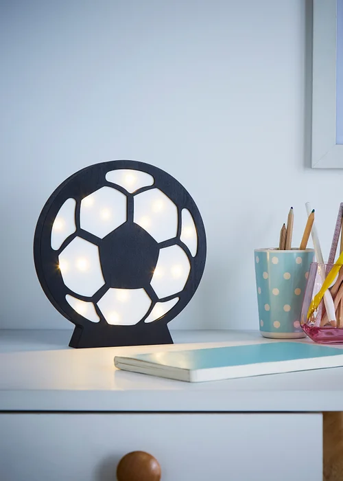Glow Football Light (21cm x 20cm) - One Size Image 1
