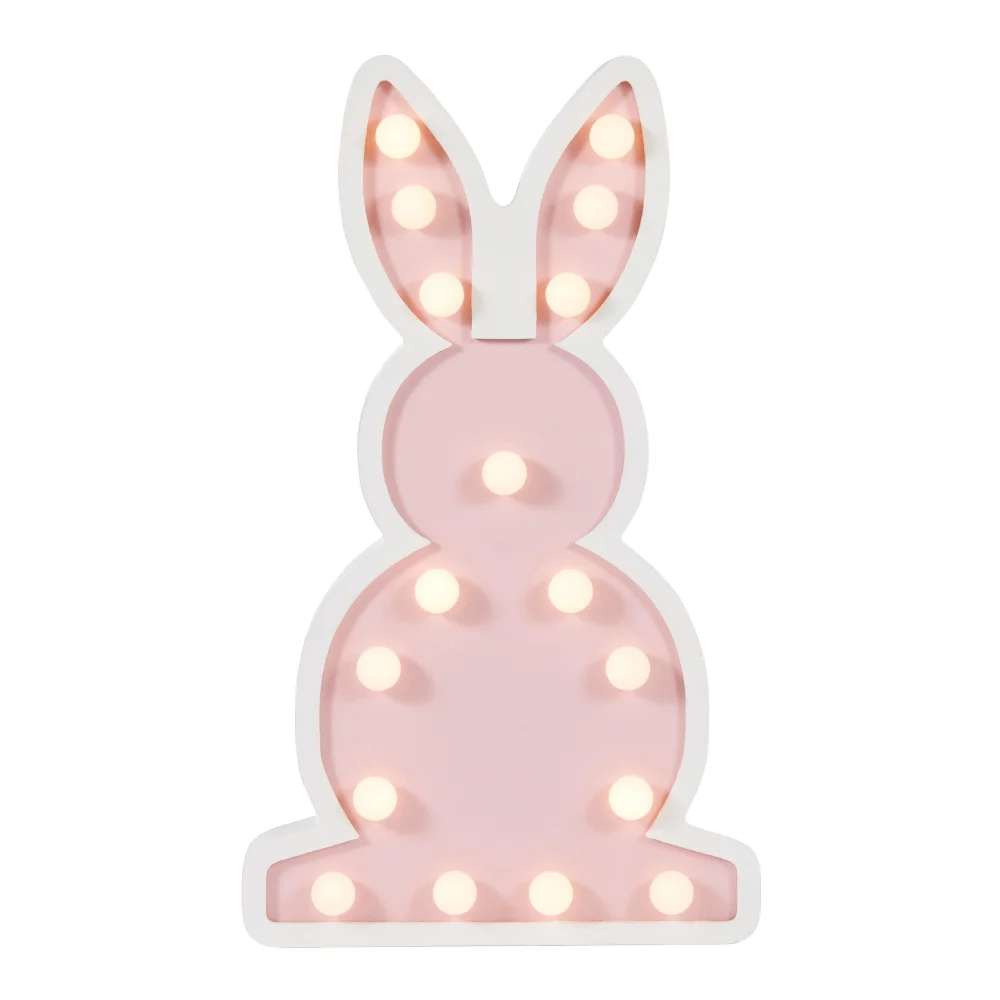 Glow Bunny Light (29cm x 17cm) - One Size Image 3