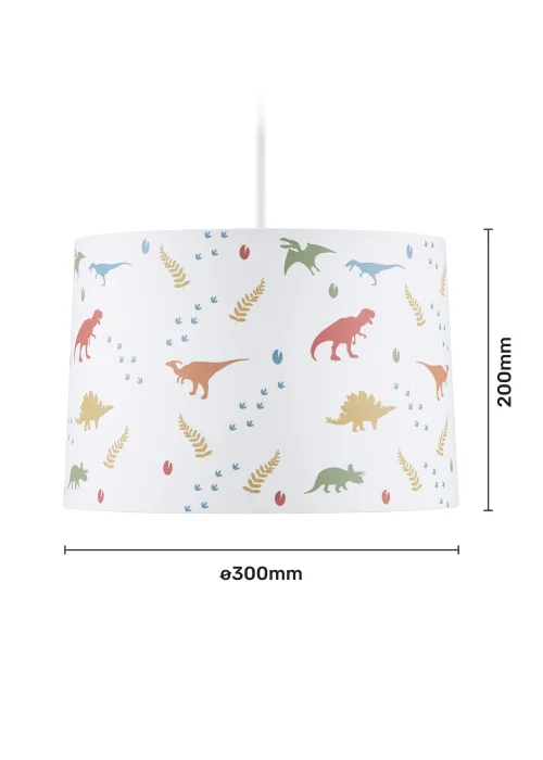 Glow Dinosaur Glow In The Dark Shade (20cm x 30cm) - One Size Image 5