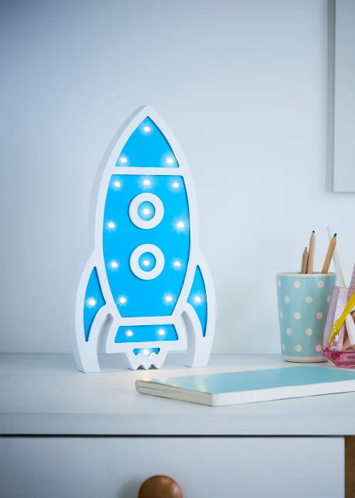 Glow Rocket Light (30cm x 17cm) - One Size Image 1