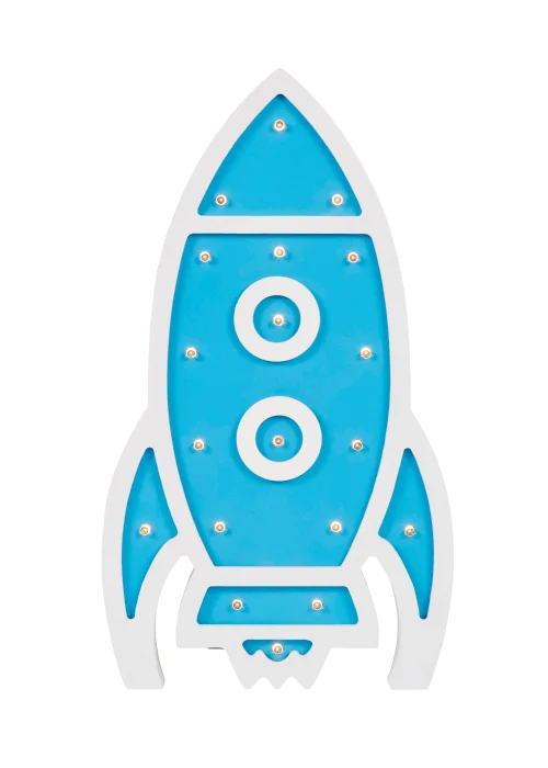 Glow Rocket Light (30cm x 17cm) - One Size Image 2