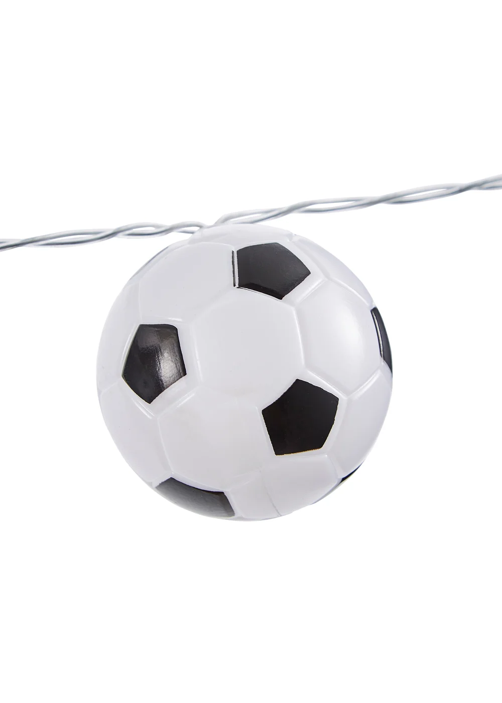 Glow Football LED String Lights (5cm x 435cm) - One Size Image 3