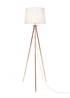 BHS Tristan Tripod Floor Lamp Copper (150cm x 55cm) - One Size Image 4