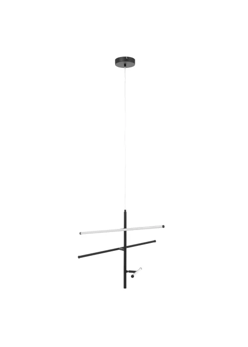 BHS Zaha LED Stick Ceiling Light Black (Adjustable 59-171cm x 61cm) - One Size Image 1