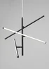 BHS Zaha LED Stick Ceiling Light Black (Adjustable 59-171cm x 61cm) - One Size Image 2