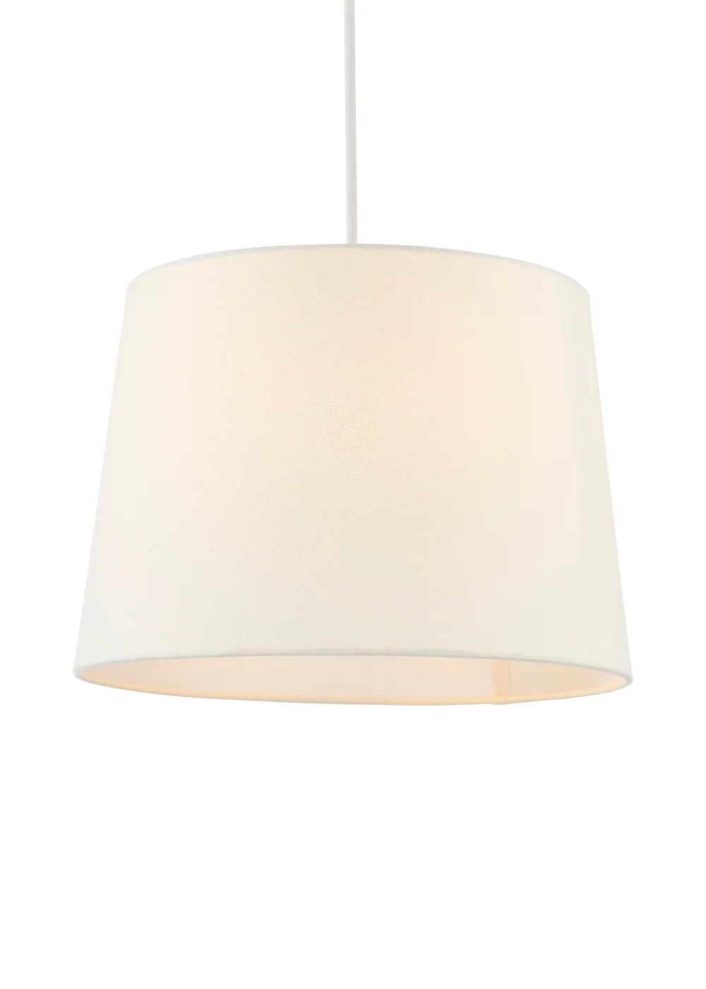 BHS Mira 38cm Linen Easyfit Shade Natural (28cm x 38cm) - One Size Image 1