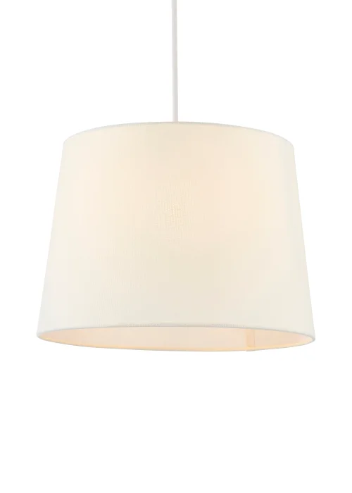 BHS Mira 38cm Linen Easyfit Shade Natural (28cm x 38cm) - One Size Image 1