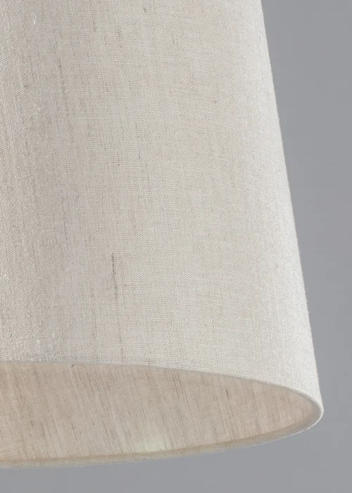 BHS Mira 38cm Linen Easyfit Shade Natural (28cm x 38cm) - One Size Image 2