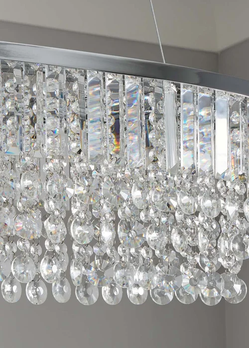 BHS Chrome Paladina Diner Pendant - One Size Image 3